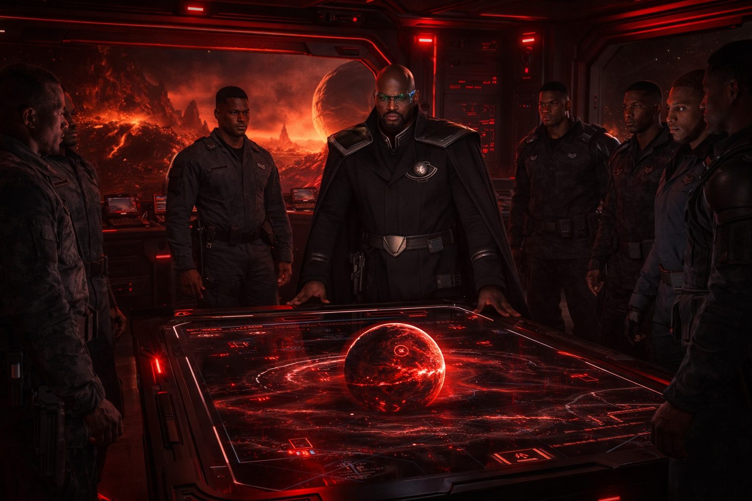 Back on Tetracore the war planners were already drawing lines.