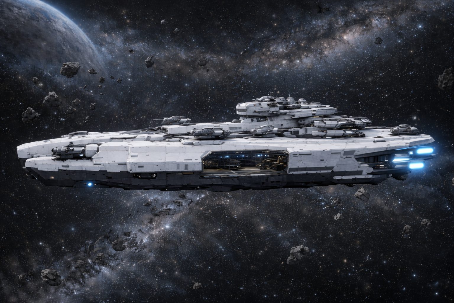 The Dakato battle cruiser.
